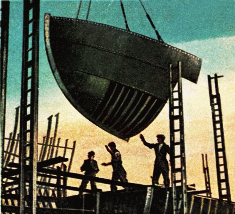 Belfastské loděnice, kde byl postaven Titanic od English School