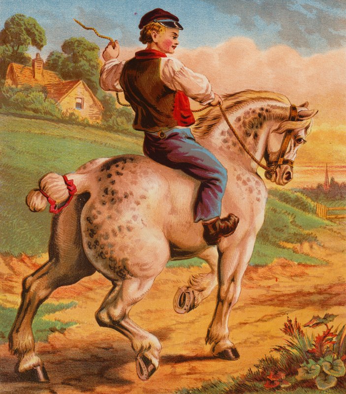 Bill a Jerry (barevná litografie) od English School