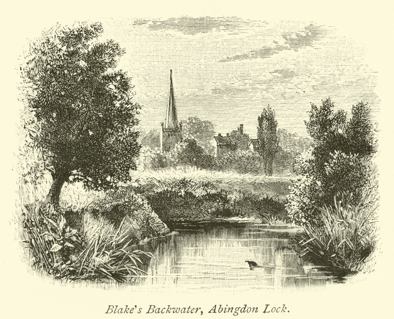 Blakes Backwater, Abingdon Lock od English School