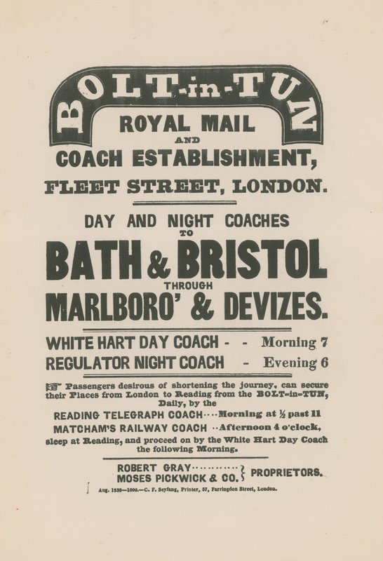 Bolt-in-Tun Royal Mail and Coach Establishment od English School