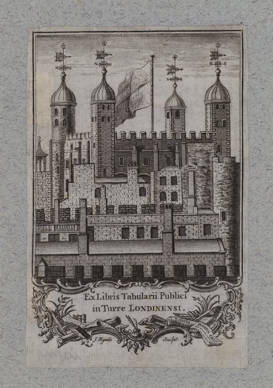 Book Plate, Tower of London od English School