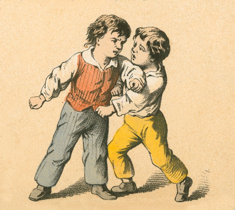Chlapci bojují od English School