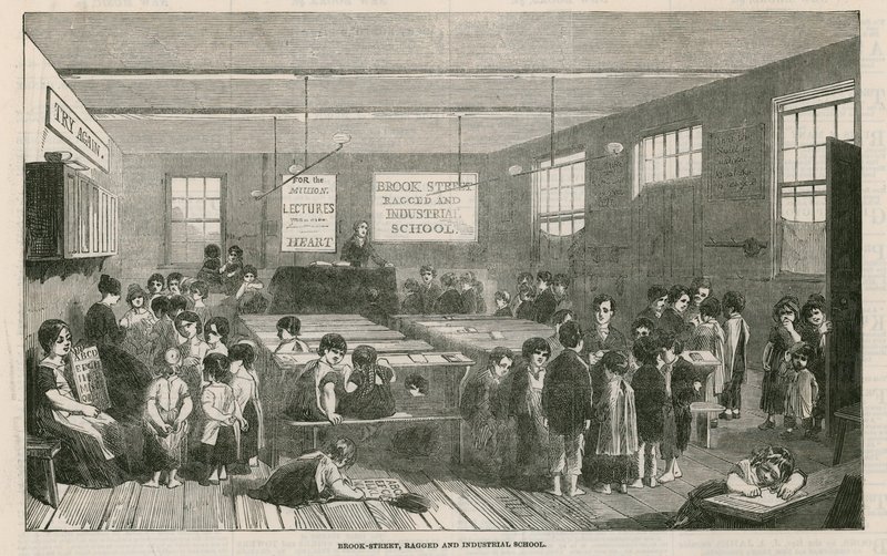 Brook Street, Ragged a Industrial School od English School