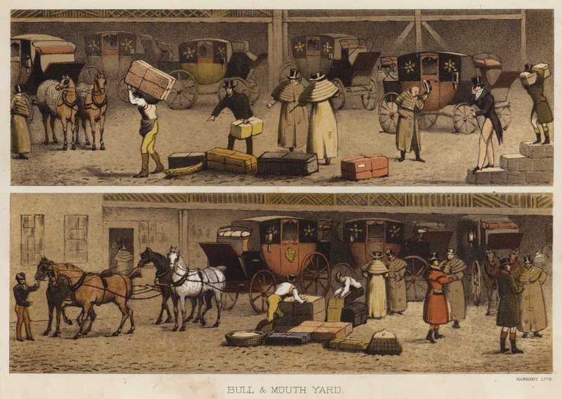 Bull and Mouth Yard (barva lito) od English School