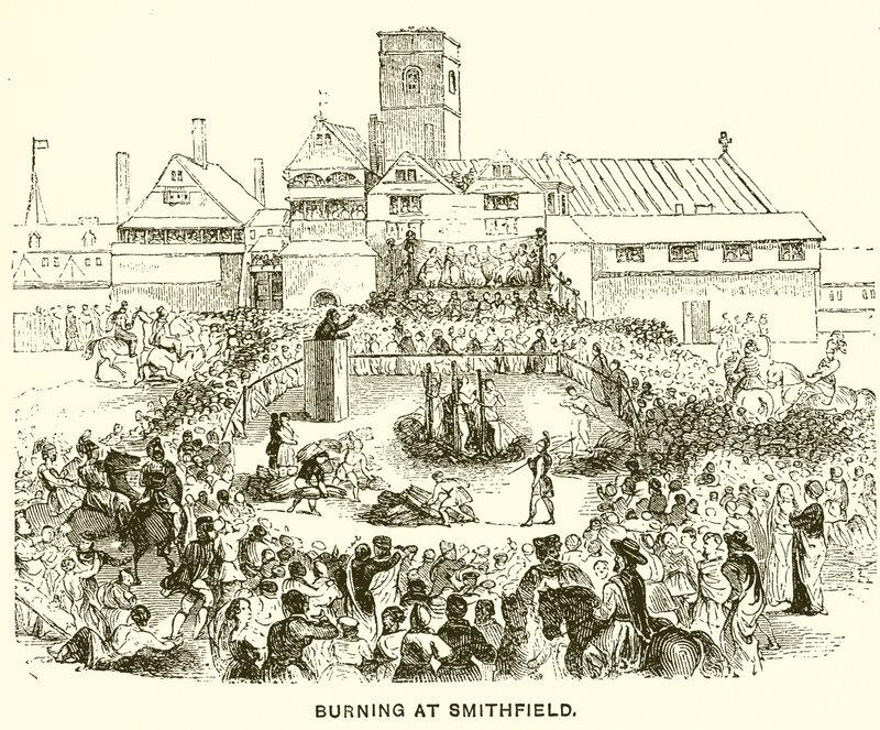 Hoří ve Smithfieldu od English School
