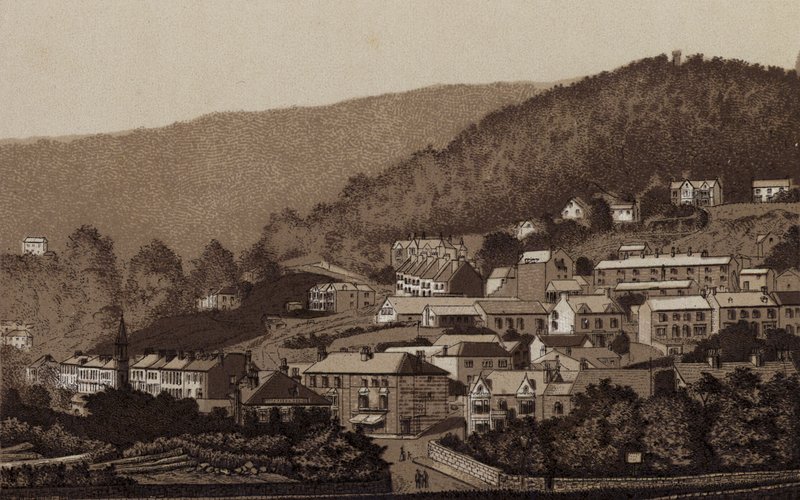 Buxton: Matlock Bath (litho) od English School