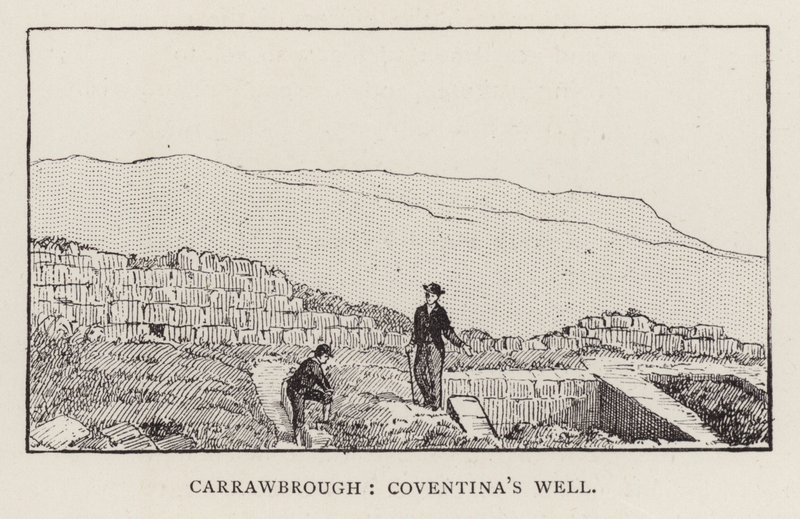 Carrawbrough, Coventinská studna (rytina) od English School