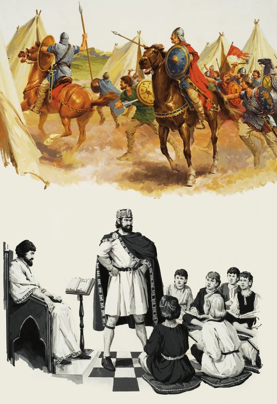 Charlemagne od English School