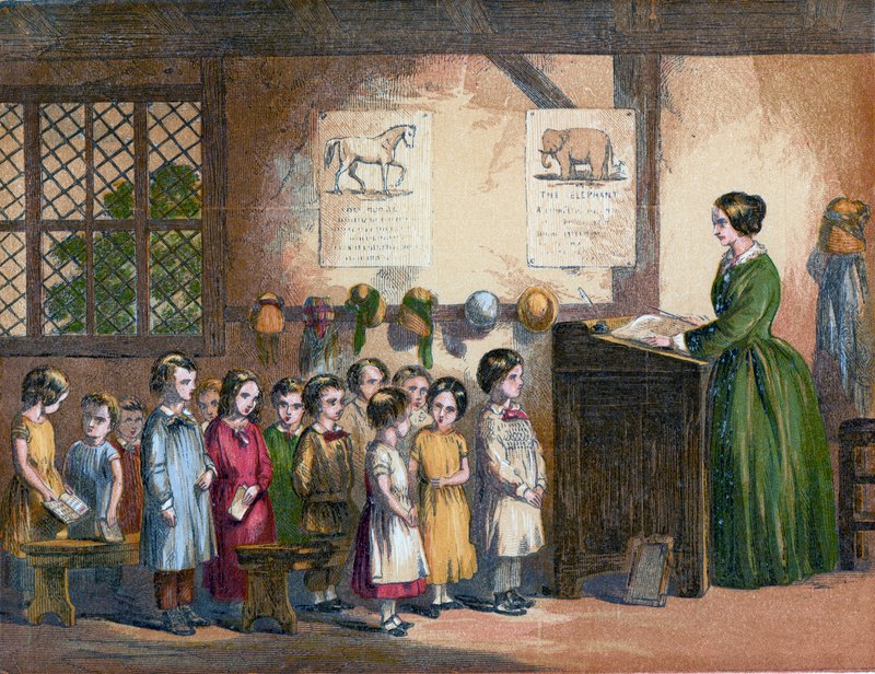 Děti hledající požehnání od English School