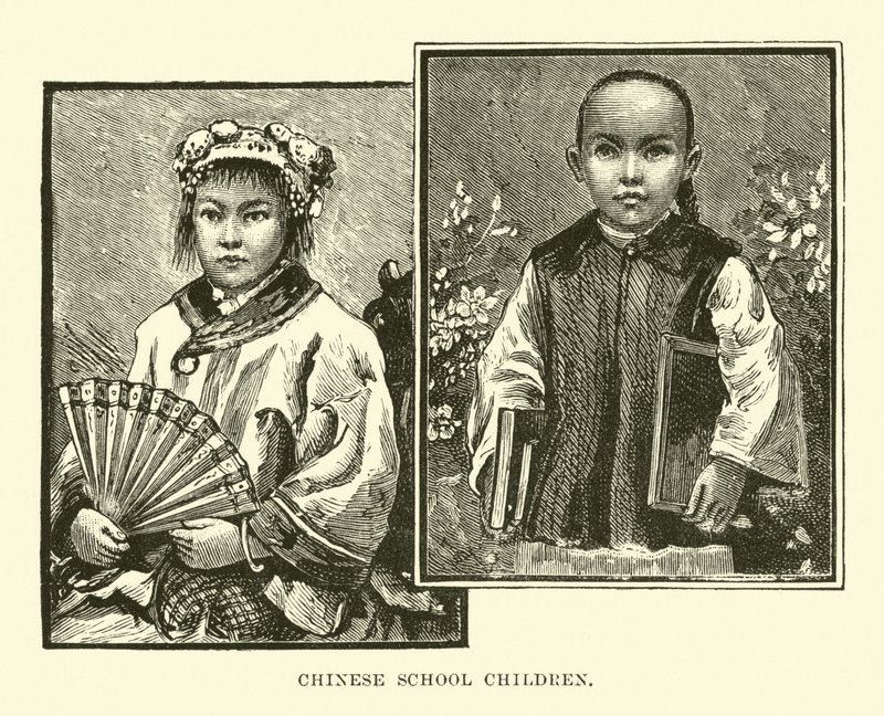 Čínské školní děti od English School