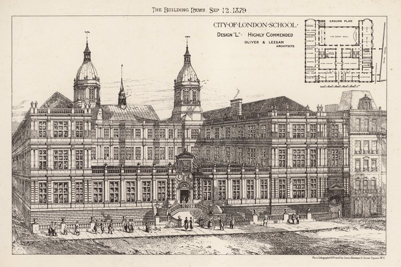 City of London School; vysoce chválený design od English School