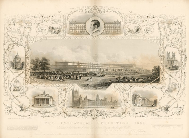 Křišťálový palác; Velká výstava v roce 1851 od English School