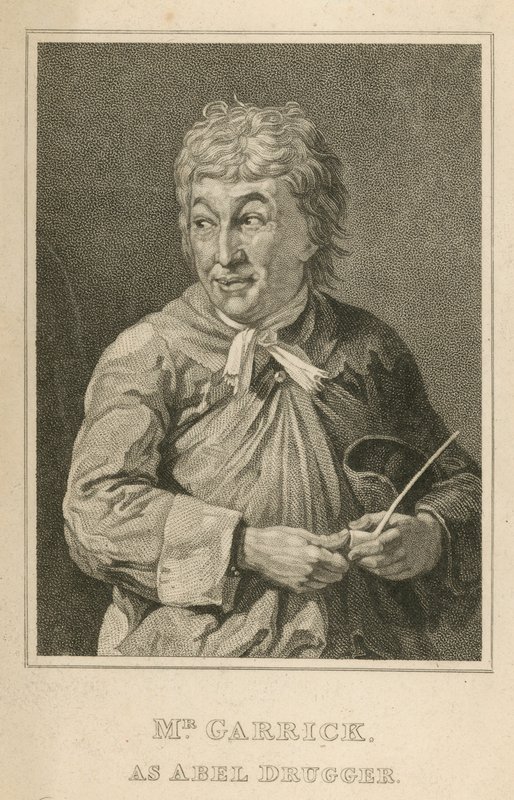 David Garrick, herec, jako Abel Drugger od English School
