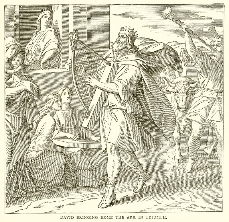 David přináší domů archu v Triumphu od English School