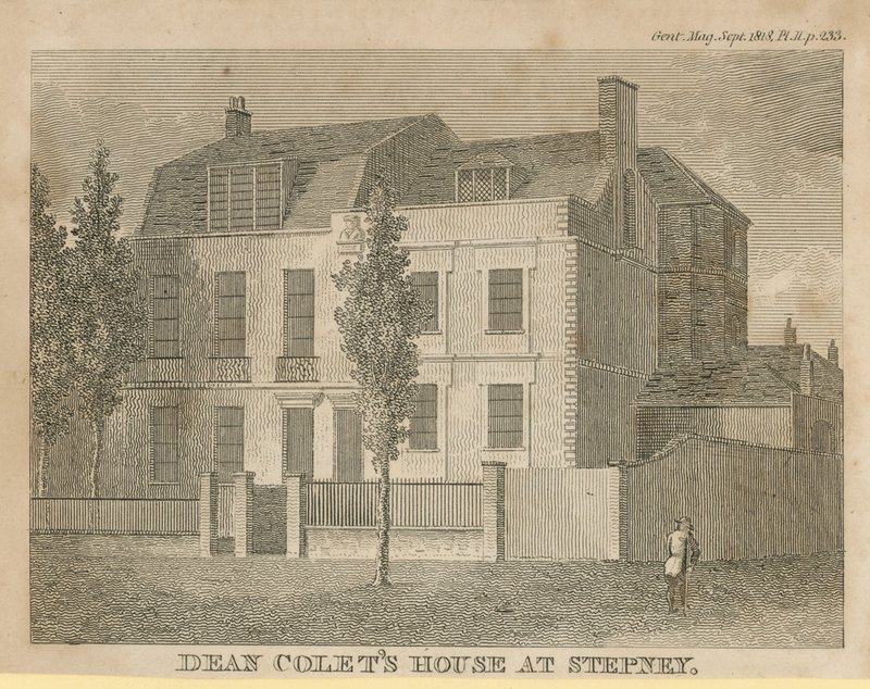 Dean Colets House ve Stepney od English School