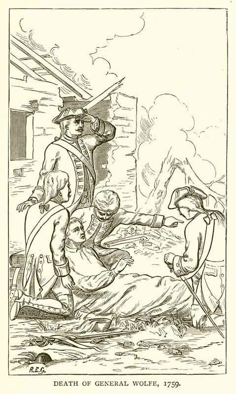 Smrt generála Wolfa, 1759 od English School