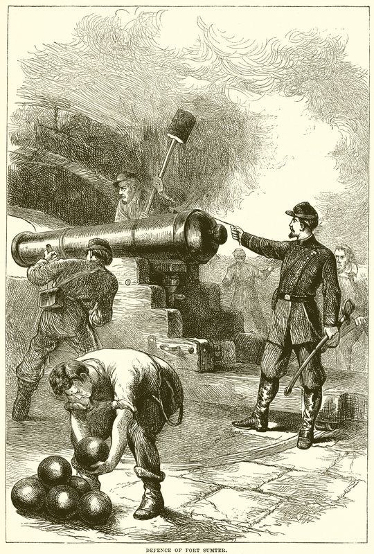 Obrana Fort Sumter od English School