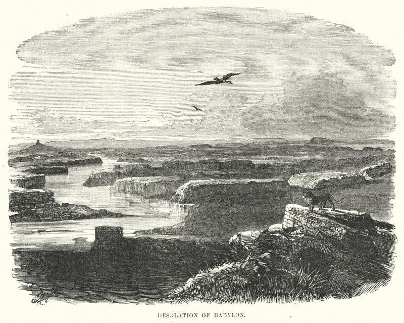 Desolation of Babylon (rytina) od English School