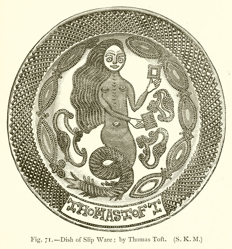 Dish of Slip Ware; od Thomase Tofta od English School