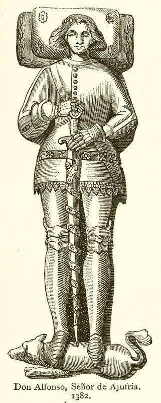 Don Alfonso, pán Ajufrie. 1382 od English School