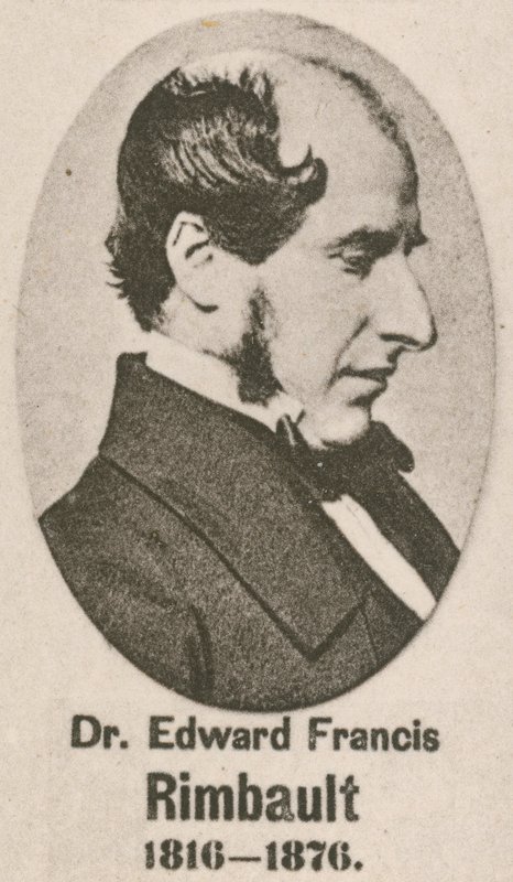 Dr Edward Francis Rimbault (hlubotisk) od English School