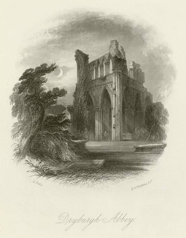 Dryburgh Abbey od English School