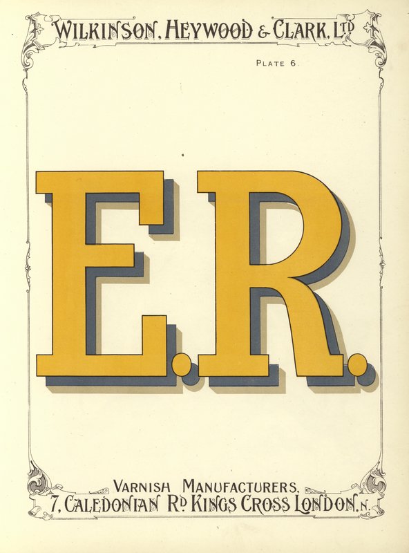 E. R. (chromolitho) od English School