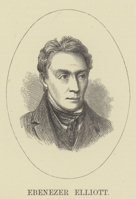 Ebenezer Elliott (rytina) od English School