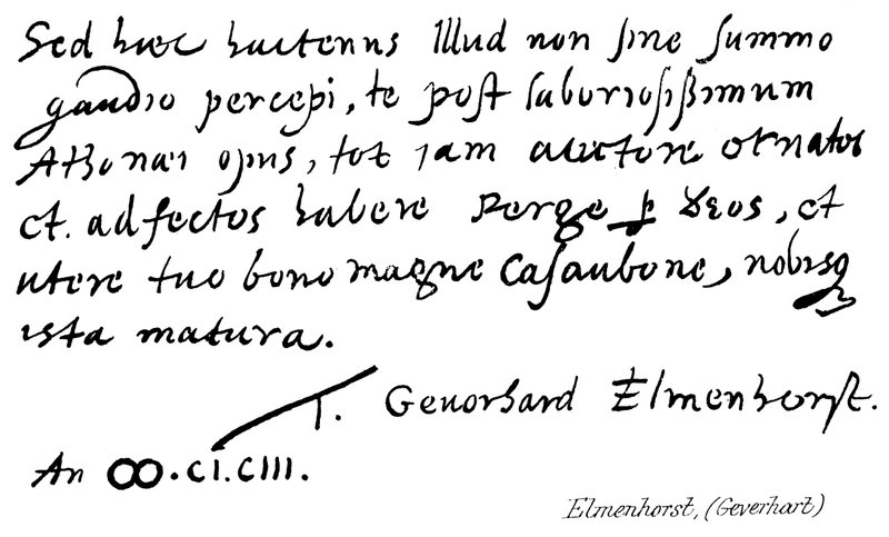 Elmenhorst, (Geverhart) od English School