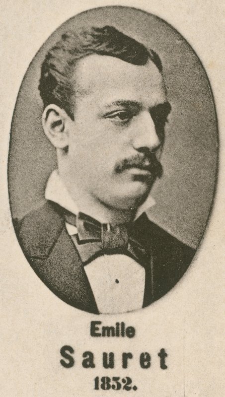 Emile Sauret (rytina) od English School