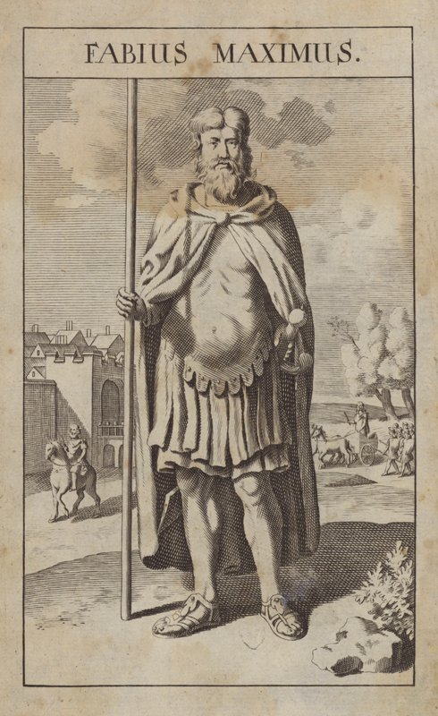 Fabius Maximus , římský politik a generál (rytina) od English School