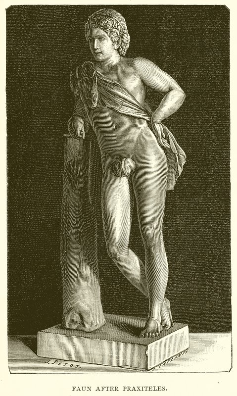 Faun po Praxiteles od English School
