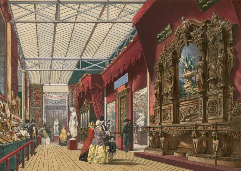 Fourdinois, Velká výstava z roku 1851 od English School