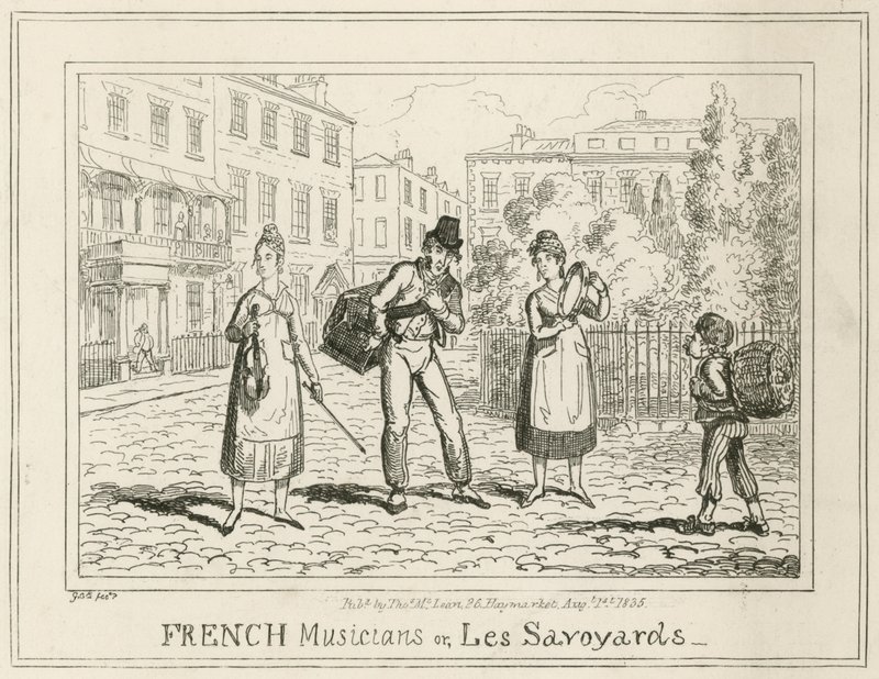 Francouzští hudebníci neboli Les Savoyards od English School