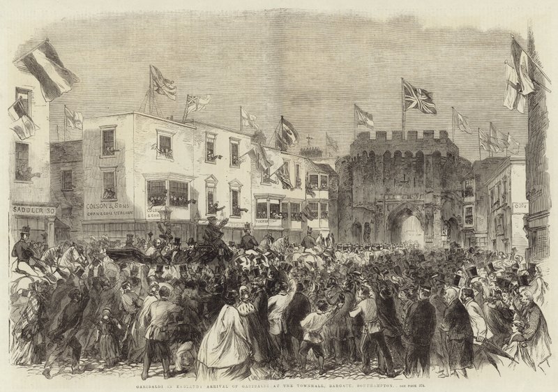 Garibaldi v Anglii od English School