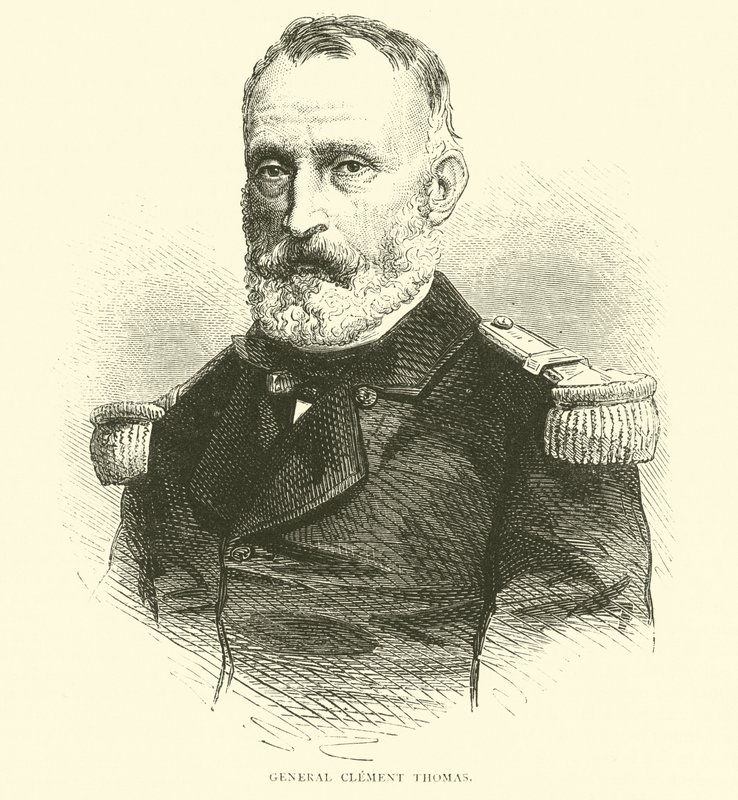Generál Clement Thomas, březen 1871 od English School