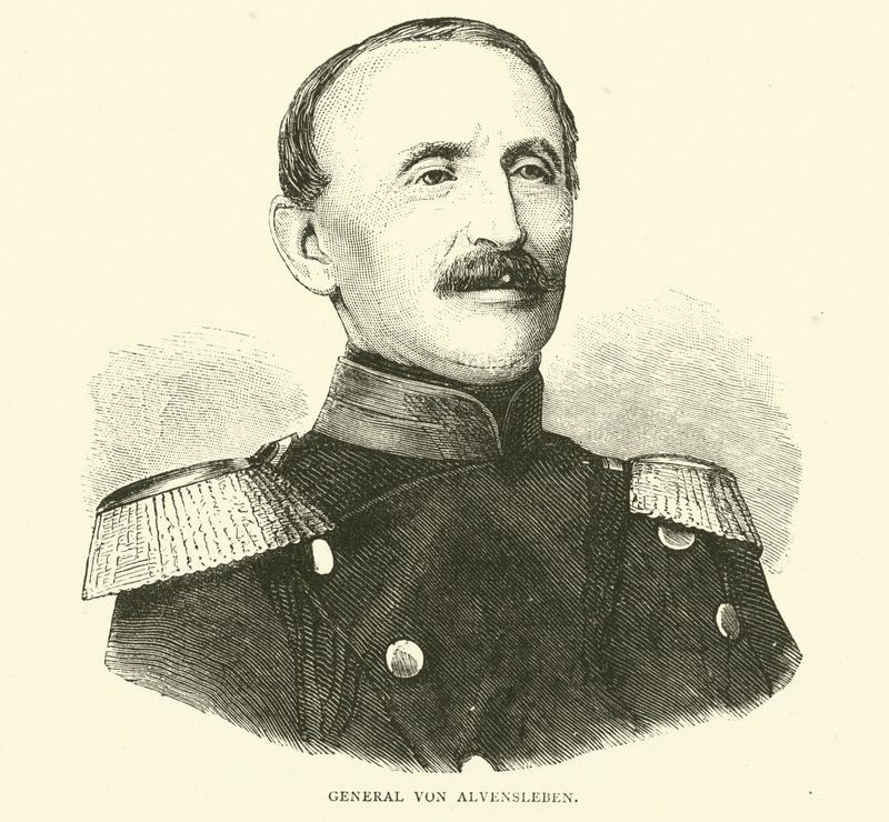 Generál von Alvensleben, listopad 1870 od English School