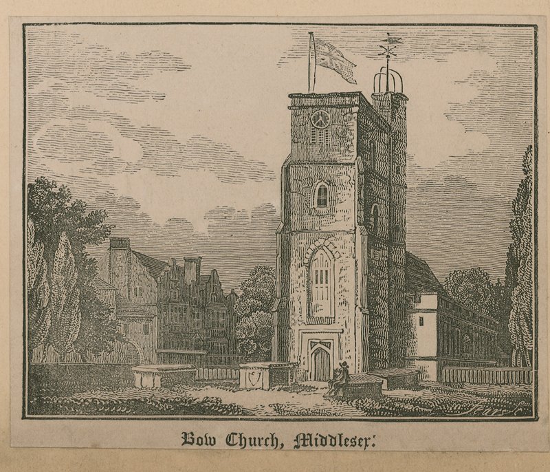 Celkový pohled na Bow Church od English School