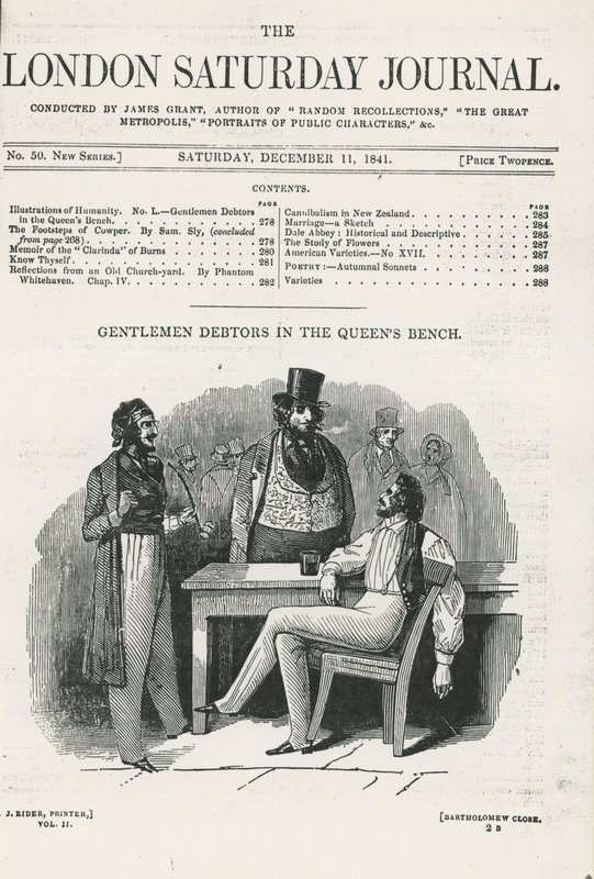 Pánové dlužníci v Queens Bench od English School