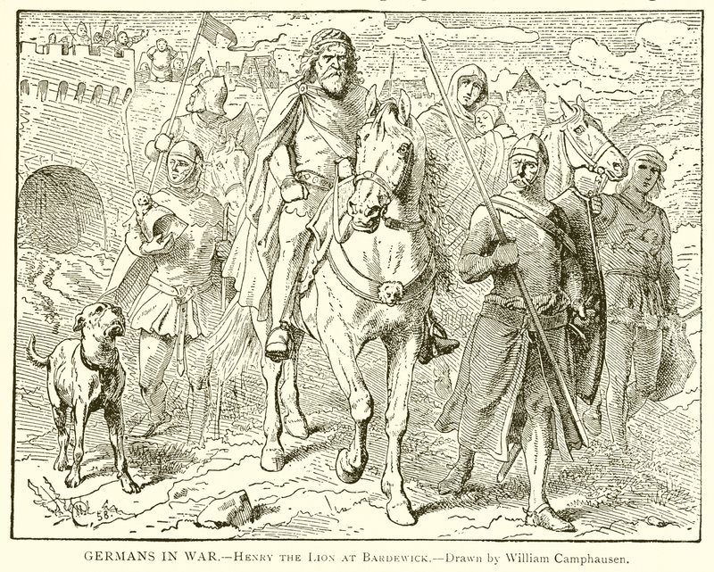 Němci ve válce - Henry Lion v Bardewicku od English School