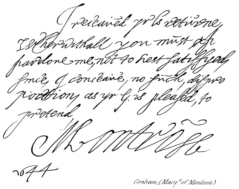 Graham, (Marqs of Montrose) od English School