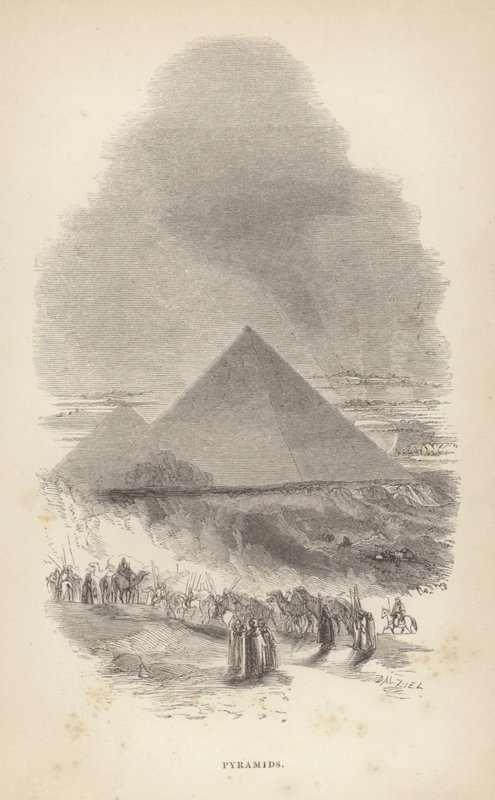 Velká pyramida v Gíze od English School
