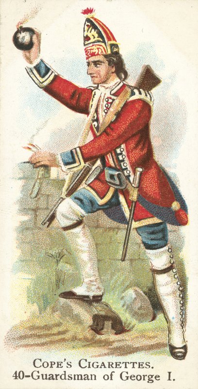 Strážce, král Jiří III (chromolitho) od English School