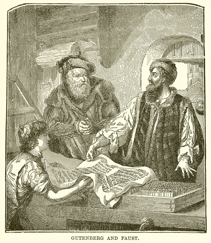 Gutenberg a Faust od English School