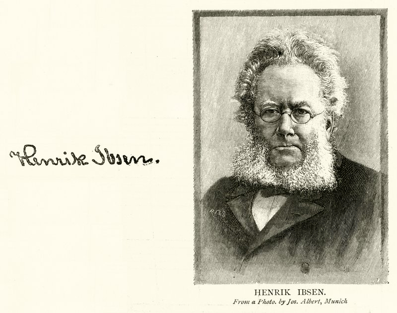 Henrik Ibsen (rytina) od English School