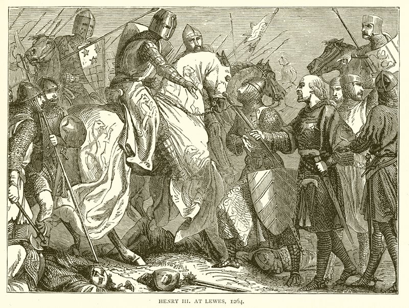 Jindřich III v Lewes, 1264 od English School