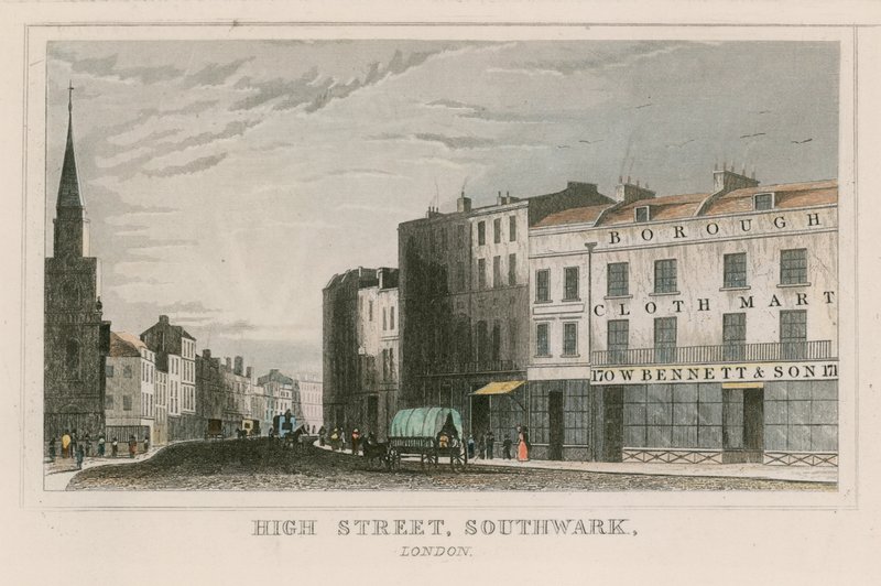 High Street, Southwark, Londýn od English School