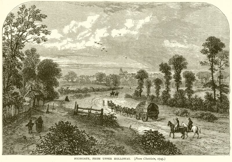Highgate, z Upper Holloway od English School