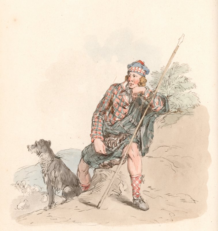 Highland Shepherd od English School