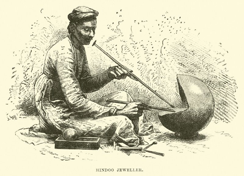 Hindoo klenotník od English School